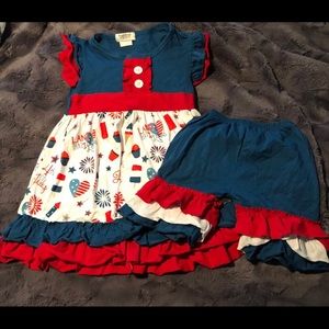 Girls 4th of July outfit